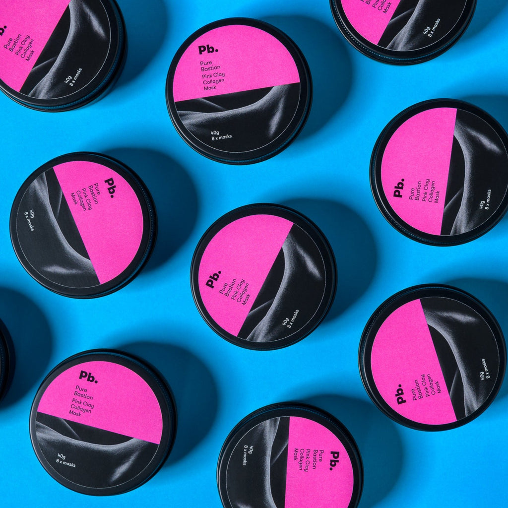 Pure Bastion Pink Clay Collagen Mask 40g